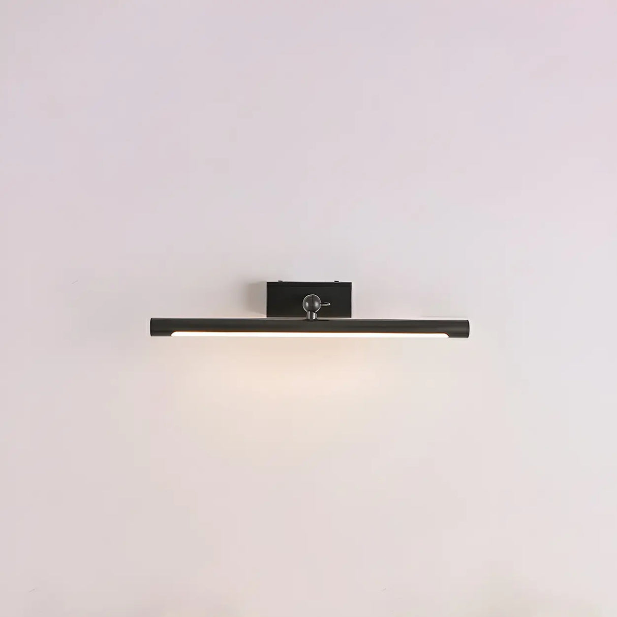 Cylinder Modern Gold Metal Mirror LED Vanity Light Image - 7