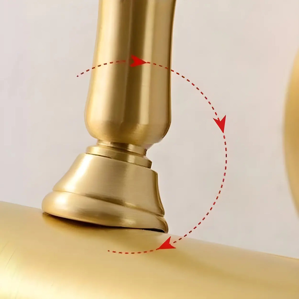 Cylinder Modern Gold Metal Wall Mounted Vanity Light Image - 10