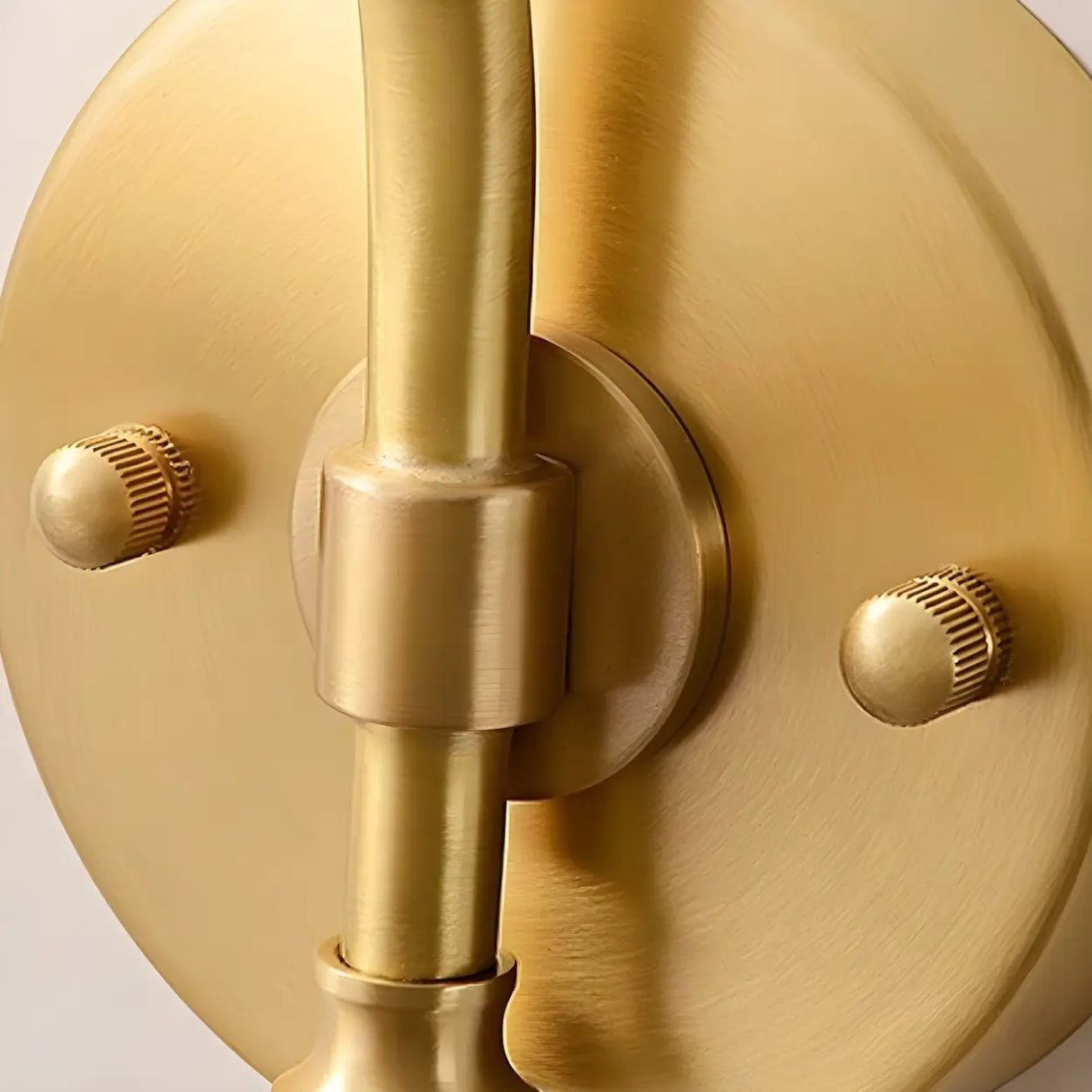 Cylinder Modern Gold Metal Wall Mounted Vanity Light Image - 7