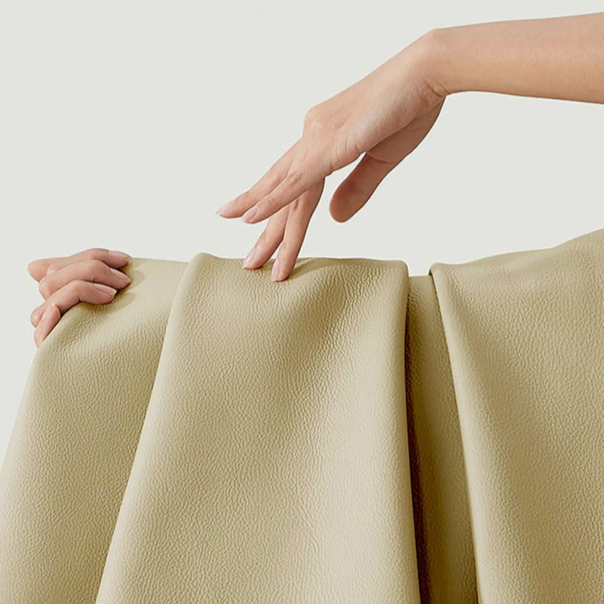 Dark Brown Antifouling Faux Leather Right-Arm Chaise Image - 8