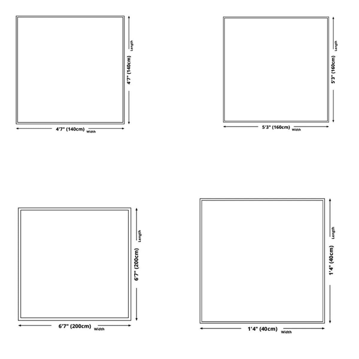 Decorative Blue Floral-Shaped Anti-Slip Area Rug