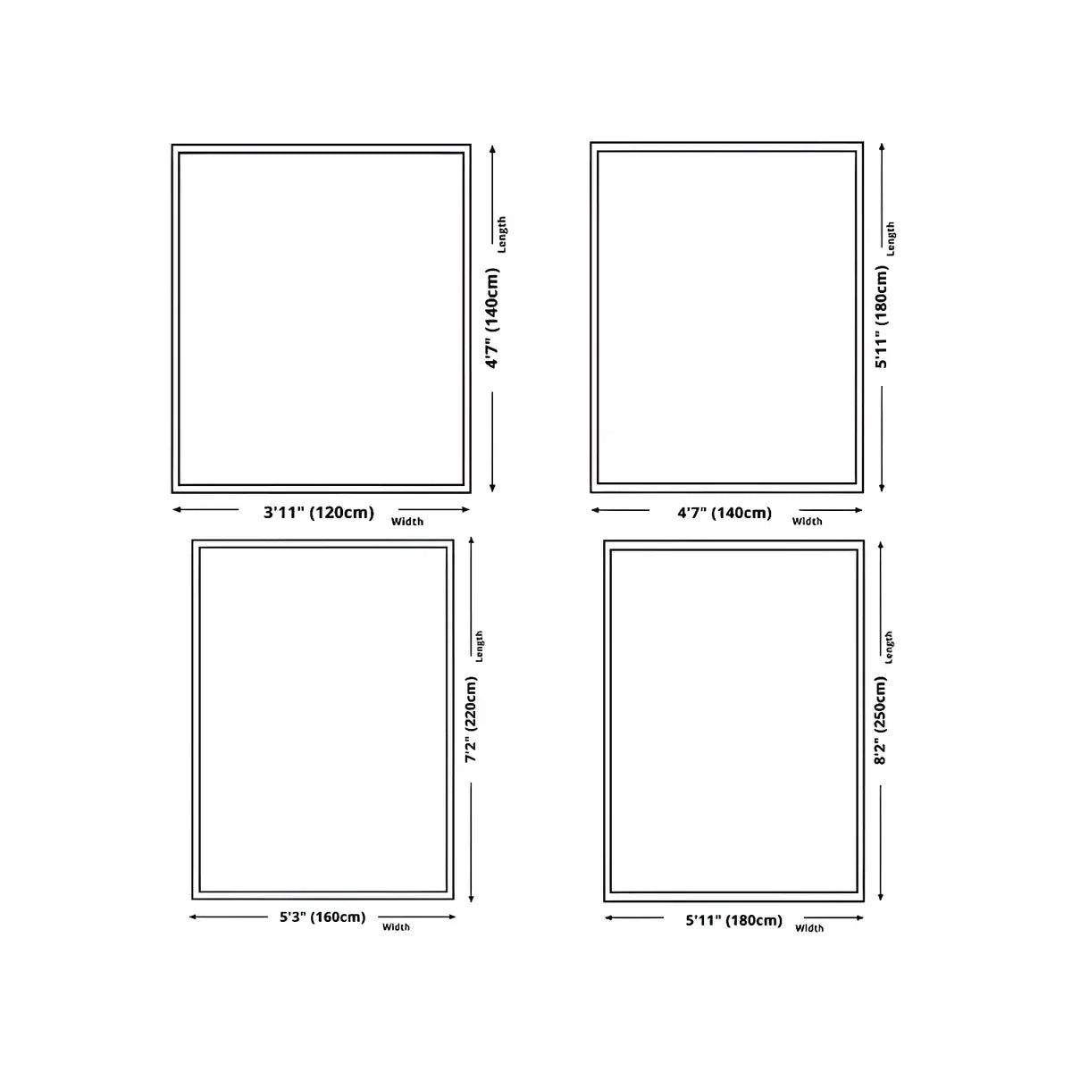 Decorative Christmas Red Polyester Santa Area Rug