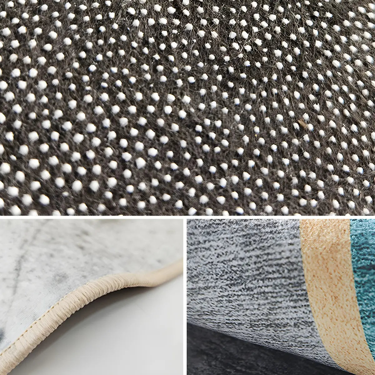 Decorative Christmas Red Polyester Santa Area Rug Image - 6