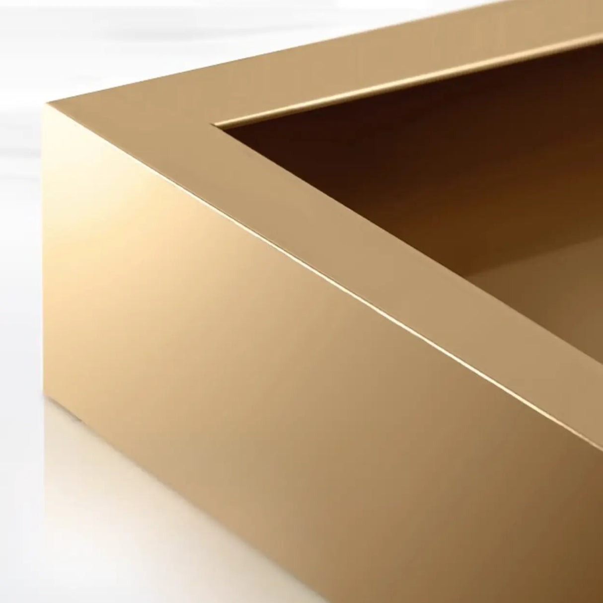 Decorative Entryway Curved Stone Storage Console Table Image - 12