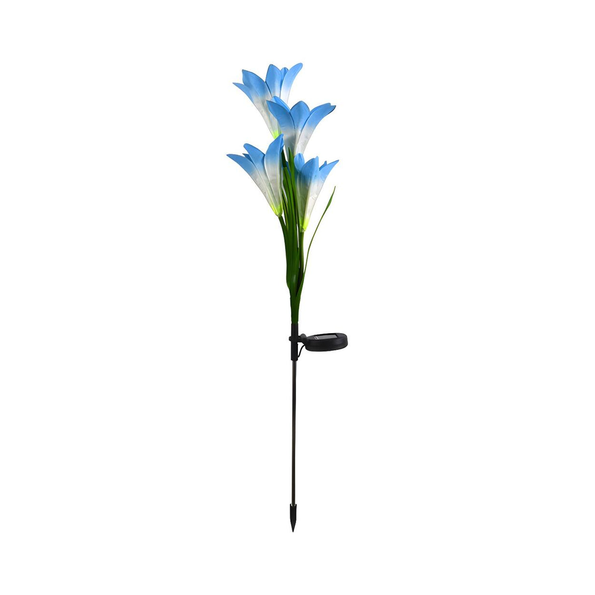 Decorative Plastic Lily Bouquet LED Landscape Lighting Image - 10