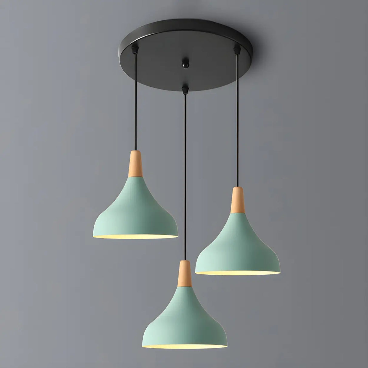 Dining Room Adjustable Iron Unique-Shaped Pendant Light Image - 10