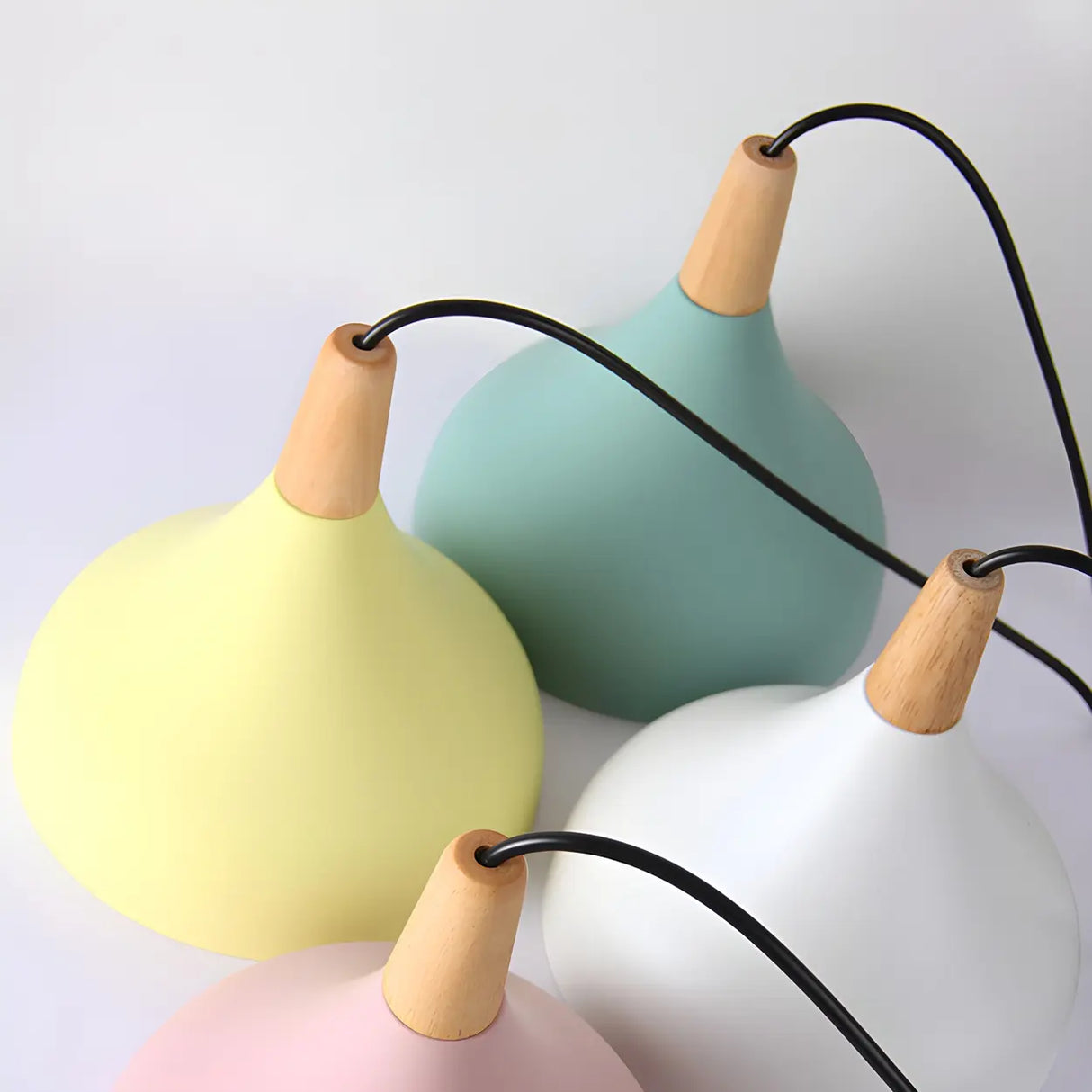 Dining Room Adjustable Iron Unique-Shaped Pendant Light Image - 17