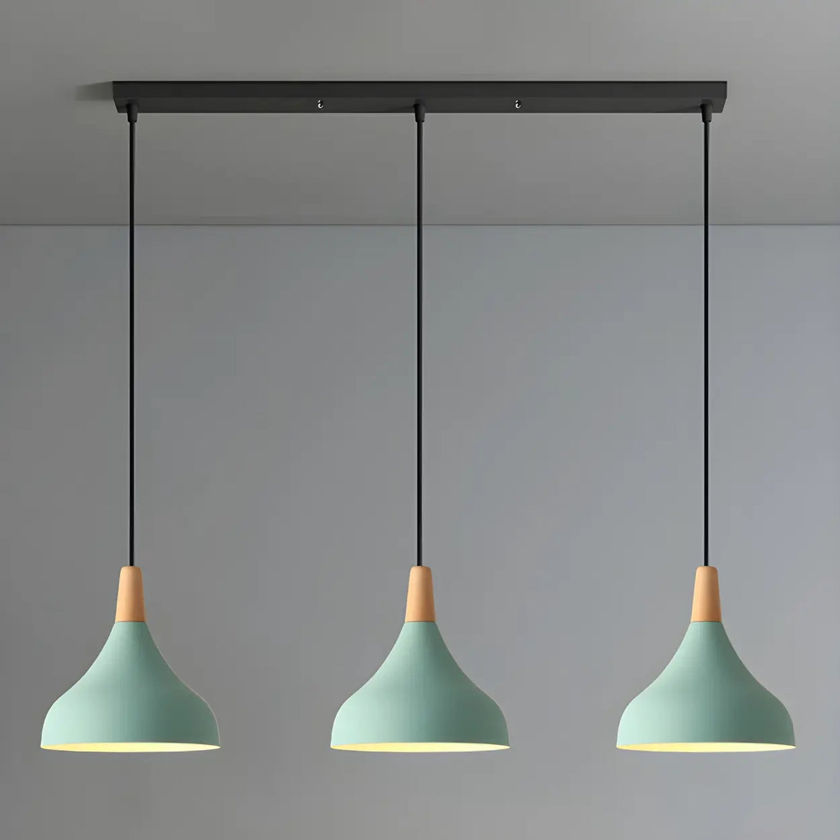 Dining Room Adjustable Iron Unique-Shaped Pendant Light Image - 2