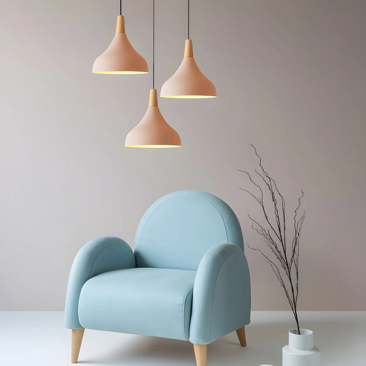 Dining Room Adjustable Iron Unique-Shaped Pendant Light Image - 4