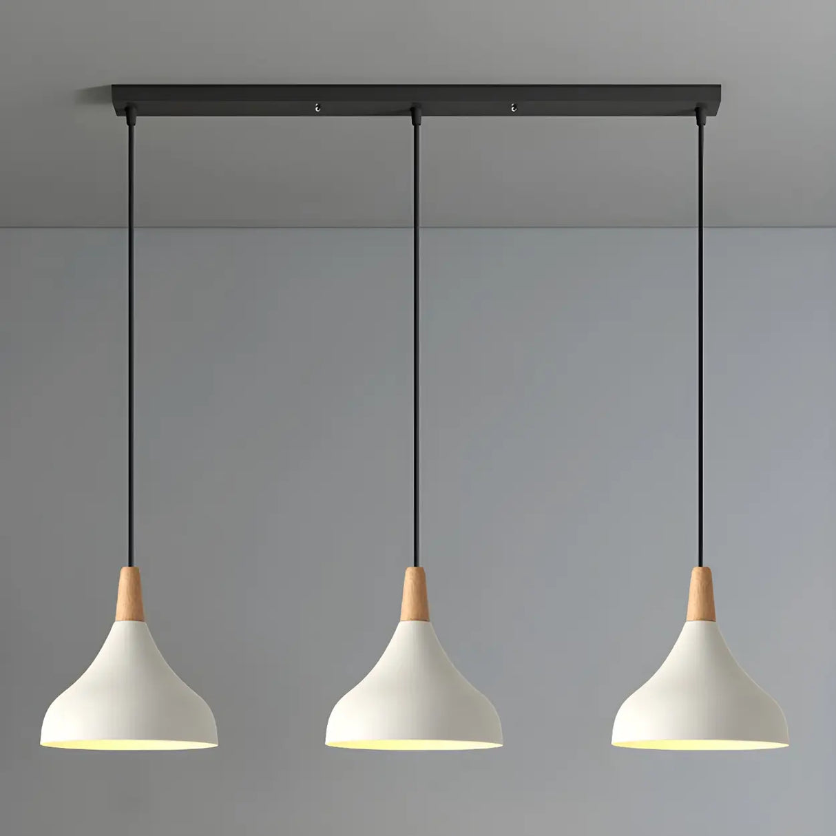 Dining Room Adjustable Iron Unique-Shaped Pendant Light Image - 7