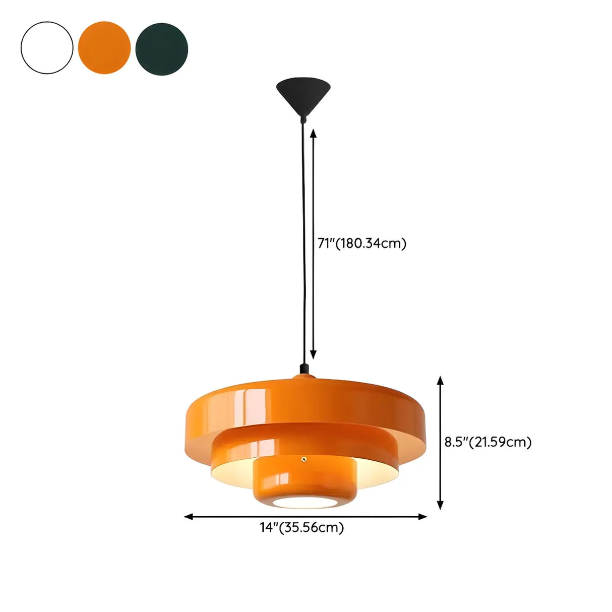 Dining Room Mini Aluminum Multi-Tier Pendant Light