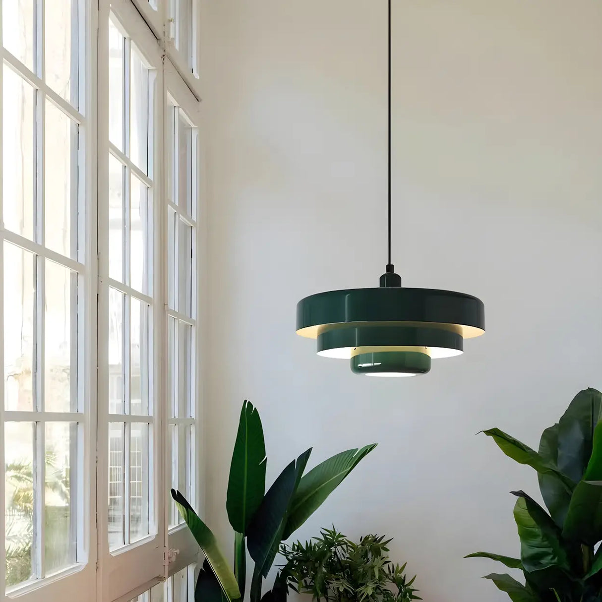 Dining Room Mini Aluminum Multi-Tier Pendant Light Image - 3