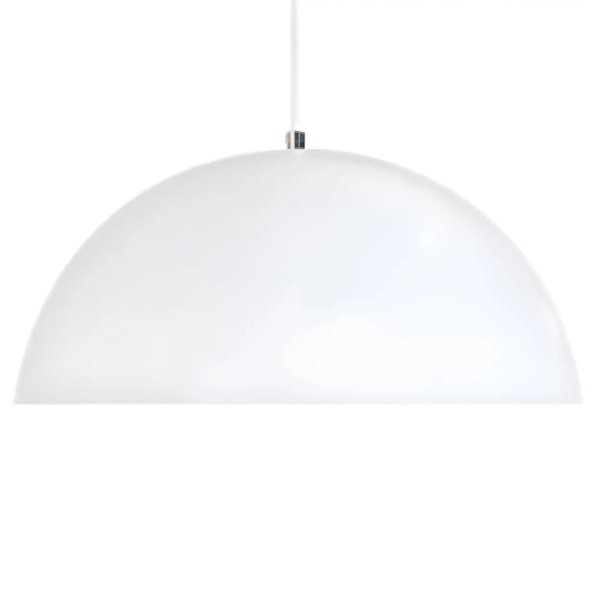Dining Room Simple Semicircle Aluminum Pendant Light Image - 14
