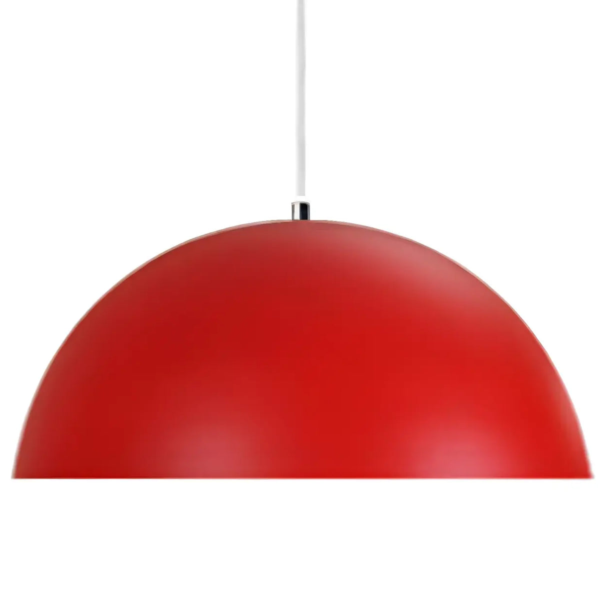 Dining Room Simple Semicircle Aluminum Pendant Light Image - 3