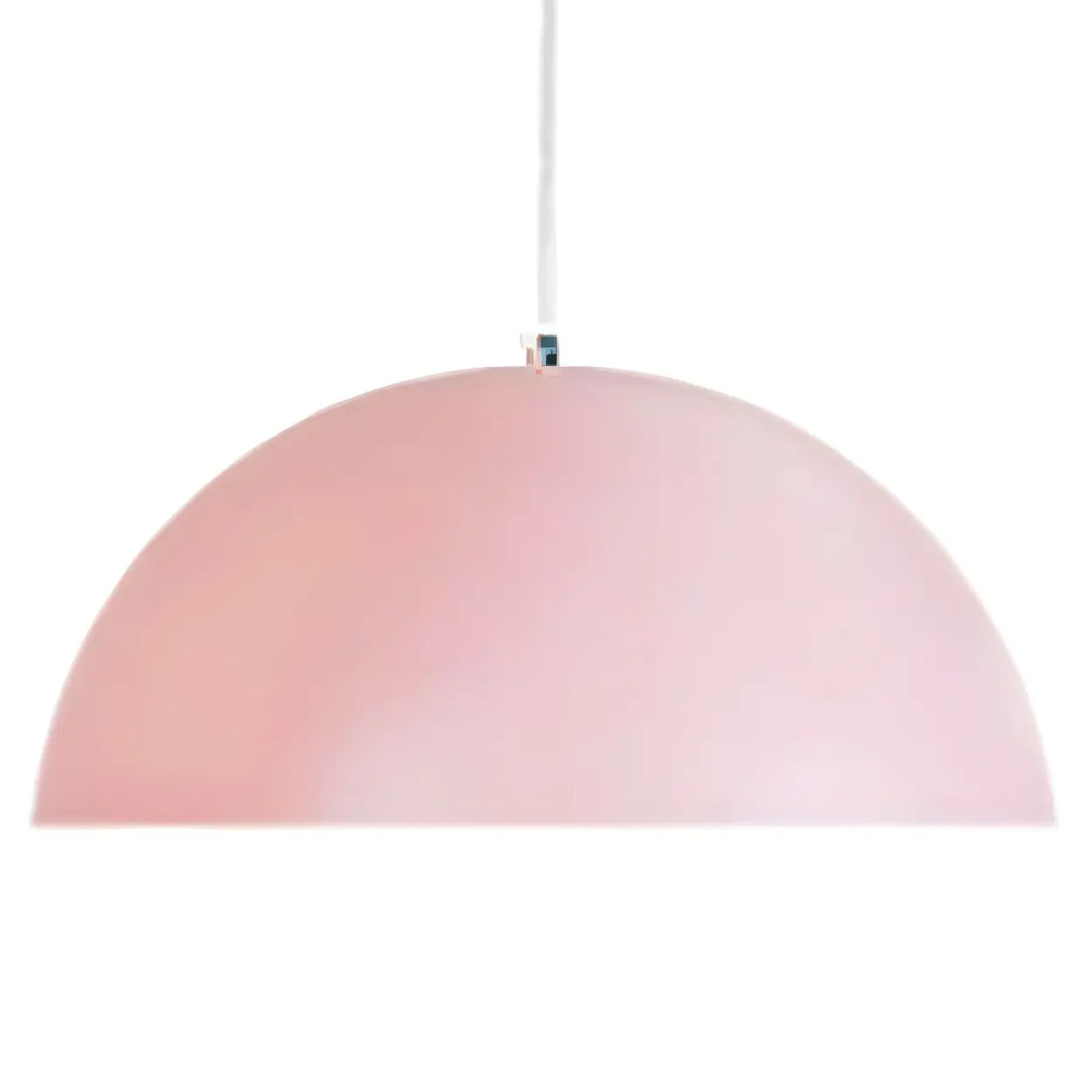 Dining Room Simple Semicircle Aluminum Pendant Light Image - 5