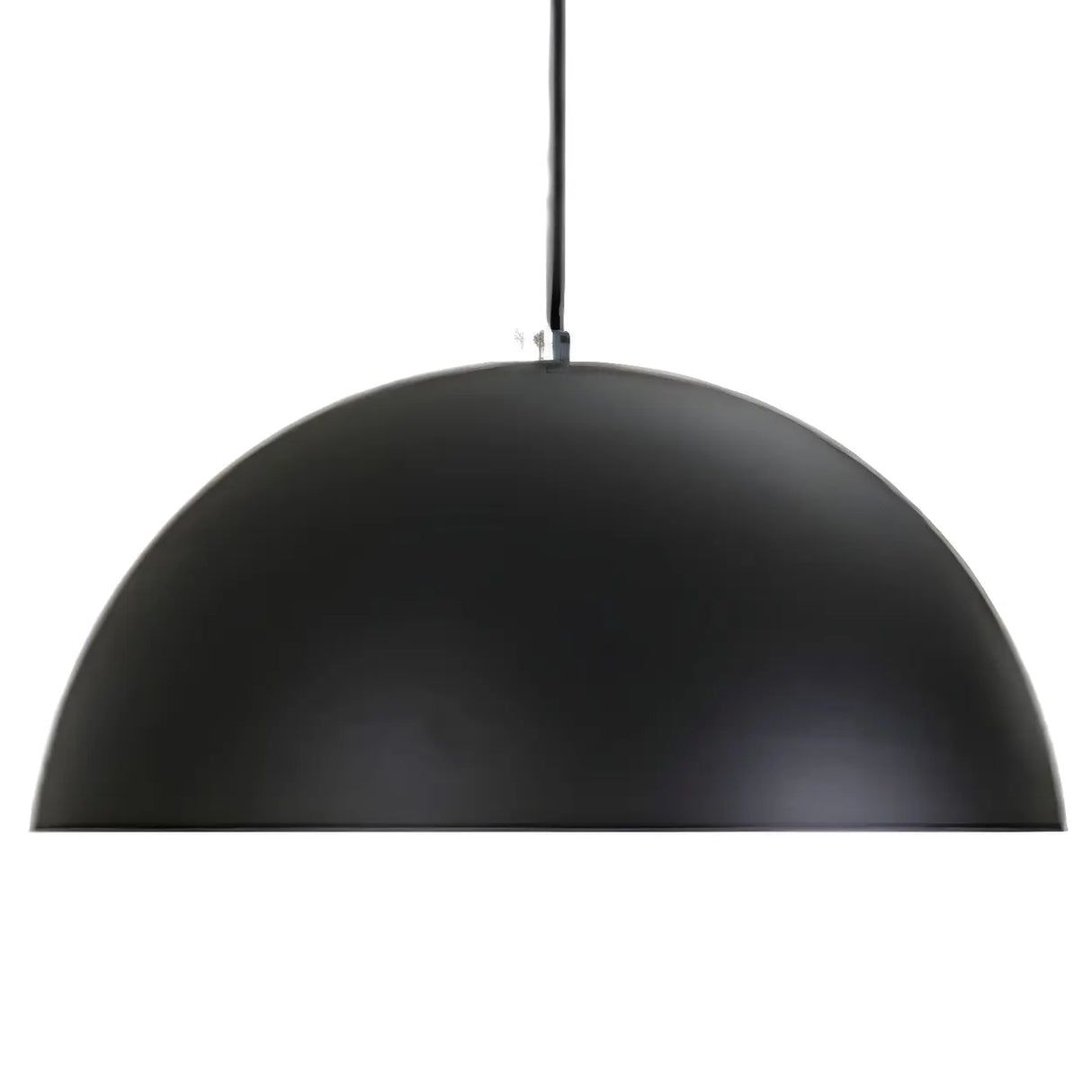 Dining Room Simple Semicircle Aluminum Pendant Light Image - 8