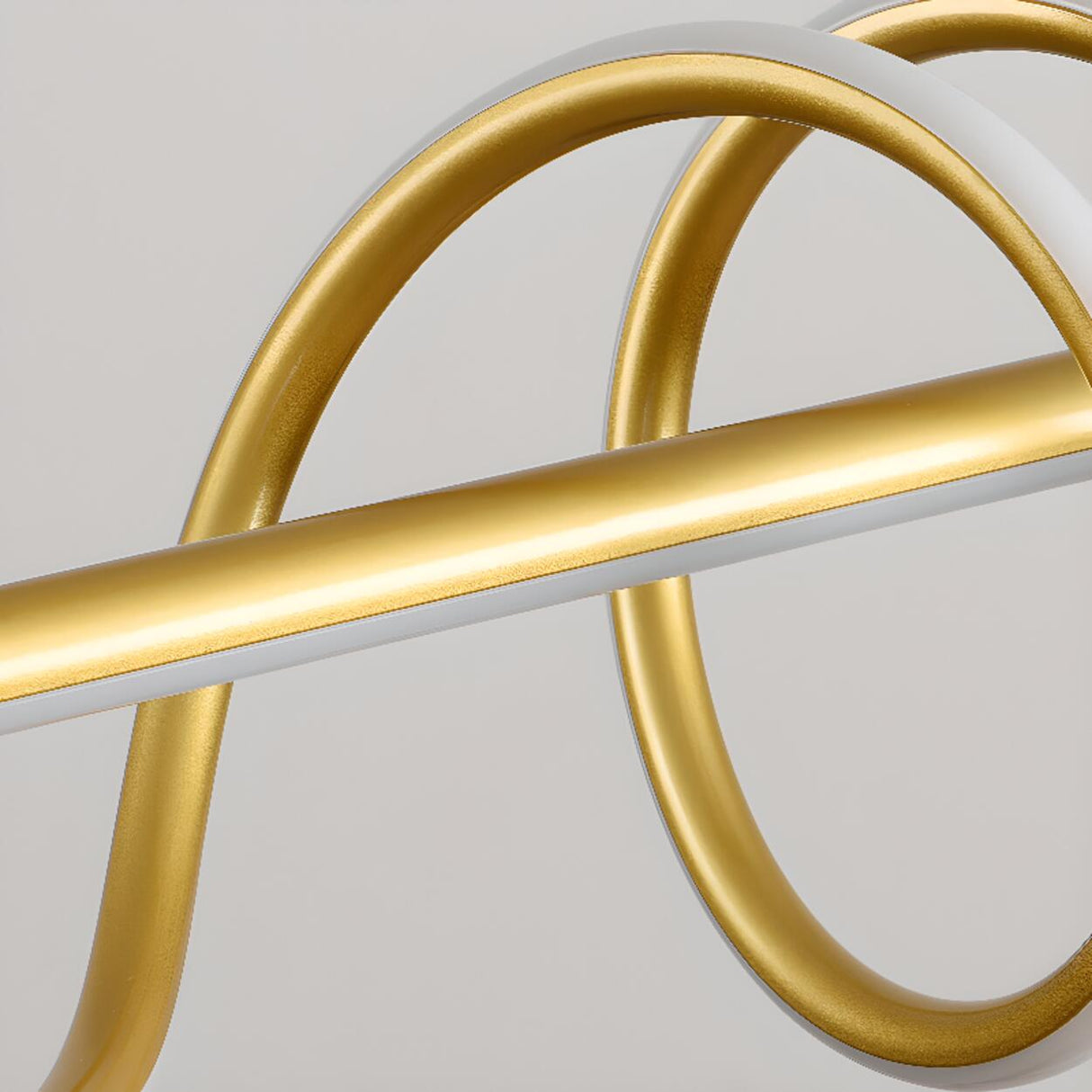 Dining Room Unique LED Black Wave Pendant Light Image - 12