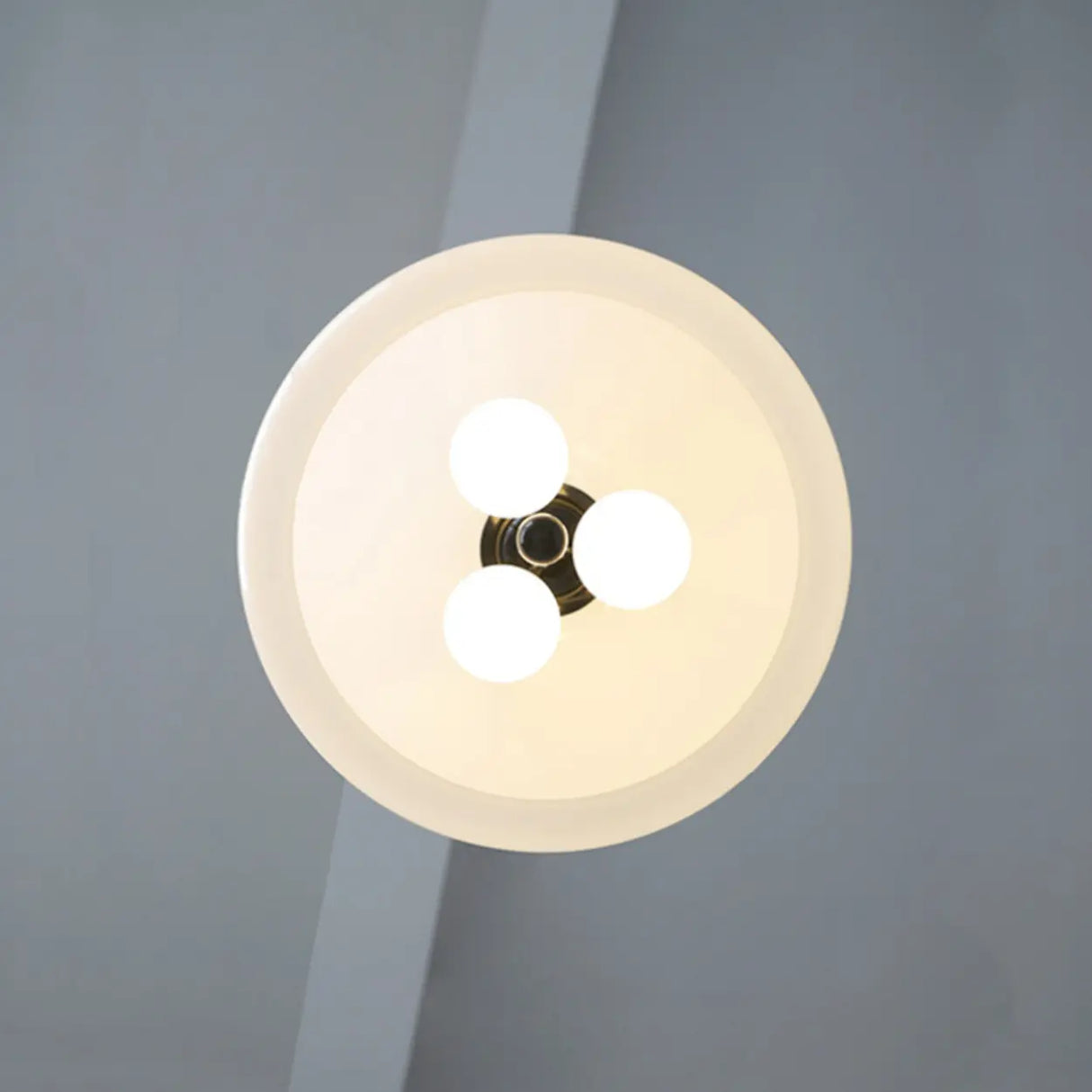 Dome Glass Red Ball White Modern Chandeliers Dining Room Image - 12