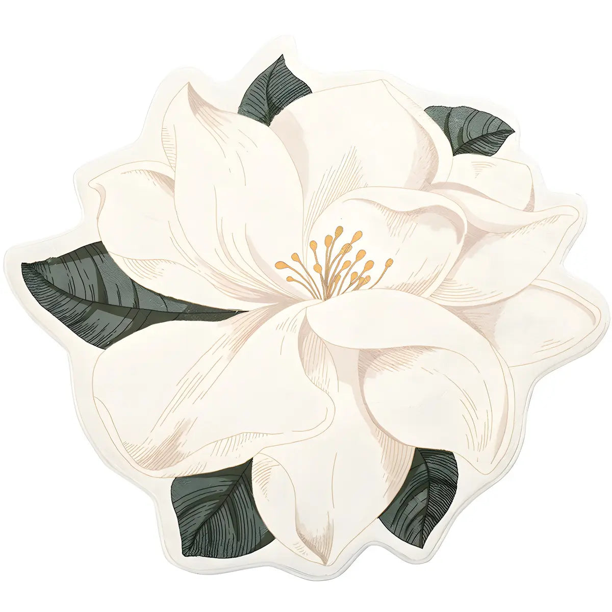 Easy Care Contemporary Floral Shaped Wool Blue Area Rug Image - 9