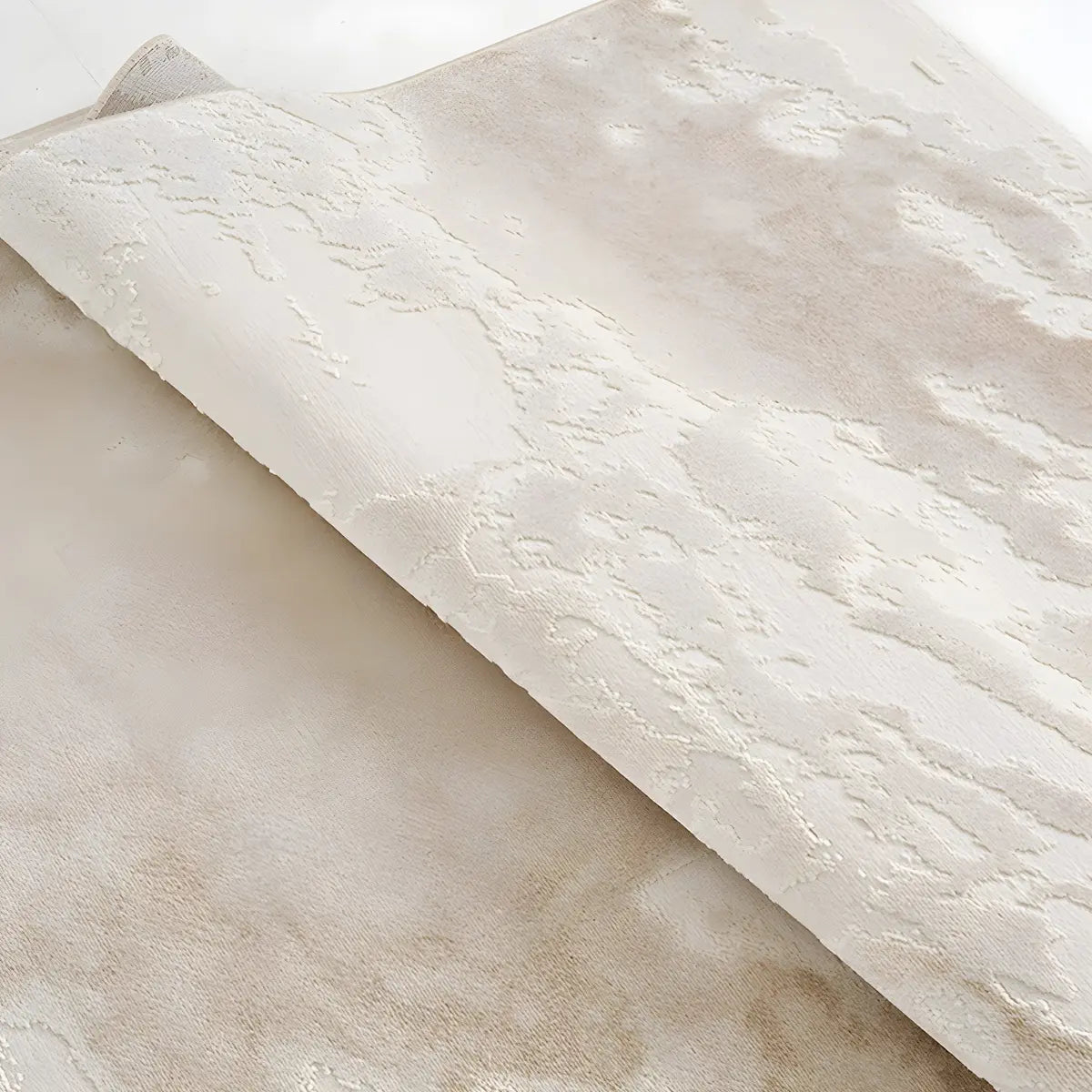 Easy Care Rectangle Polyester Solid Color Area Rug Image - 11