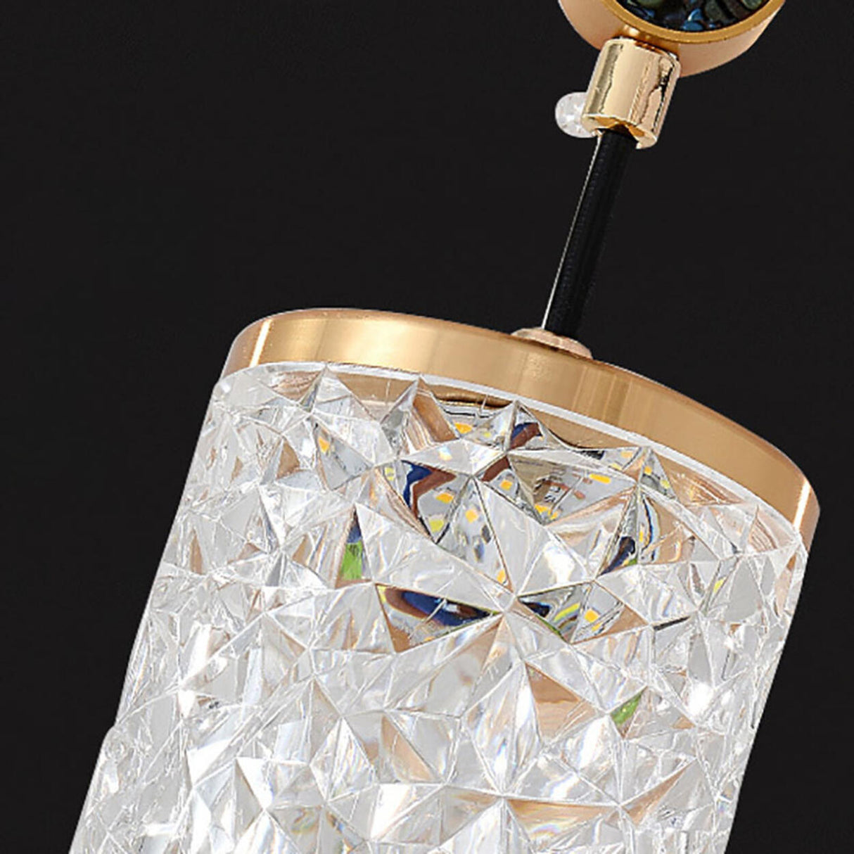 Elegant 4-Light Clear Cylindrical Island Pendant Light Image - 6