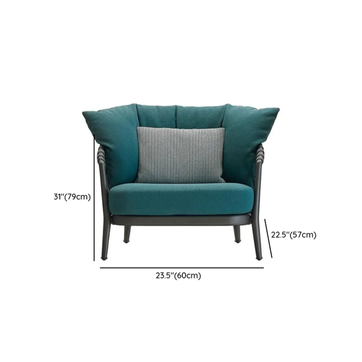 Elegant Beige Rope Woven UV Resistant Patio Sofa Set