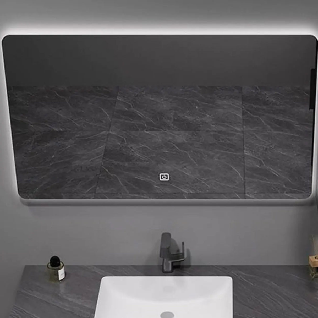 Elegant Black Wood Bath Vanity Set with Shelves and Drawers Image - 11