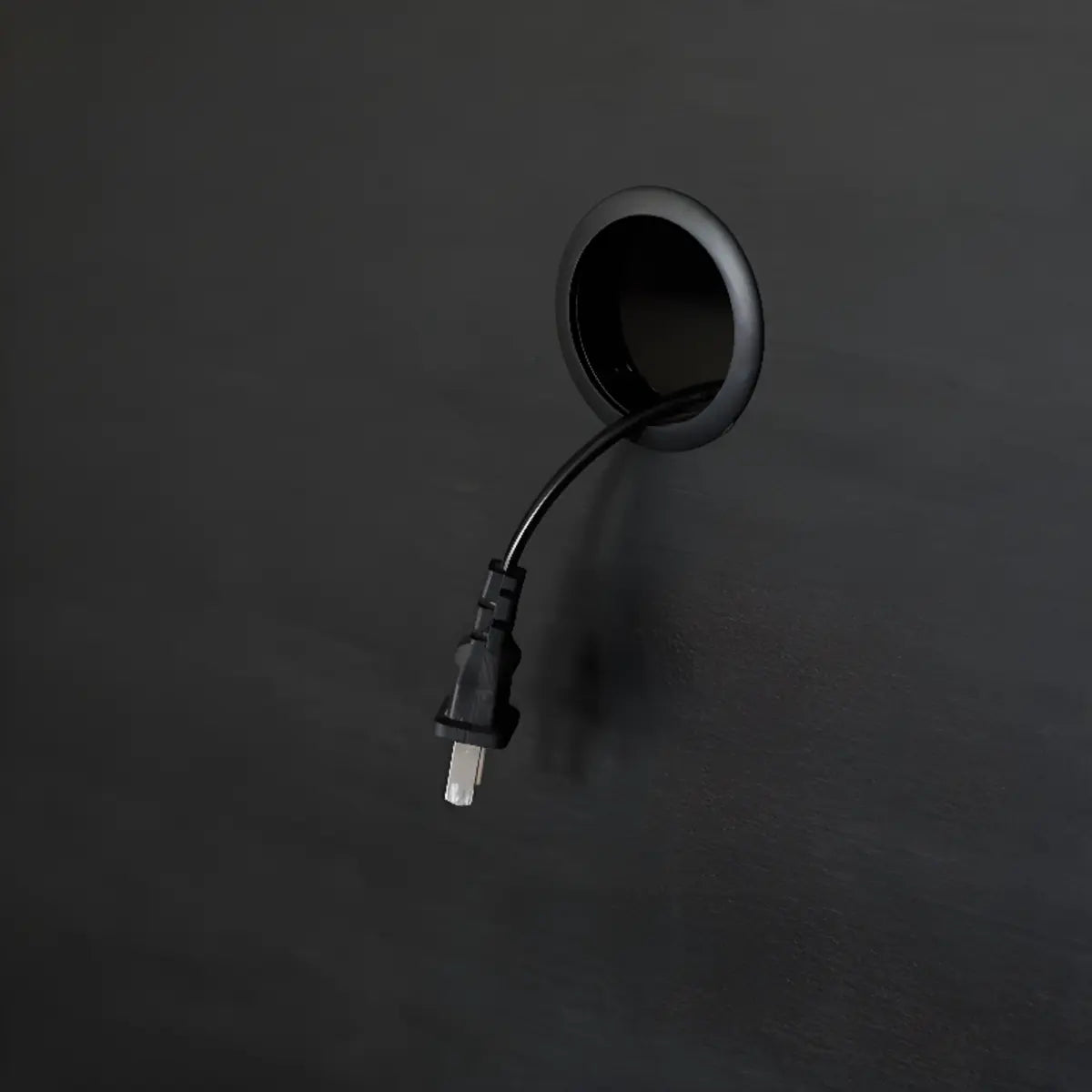 Elegant Black Wood Rectangle Carving Long TV Stand Image - 11