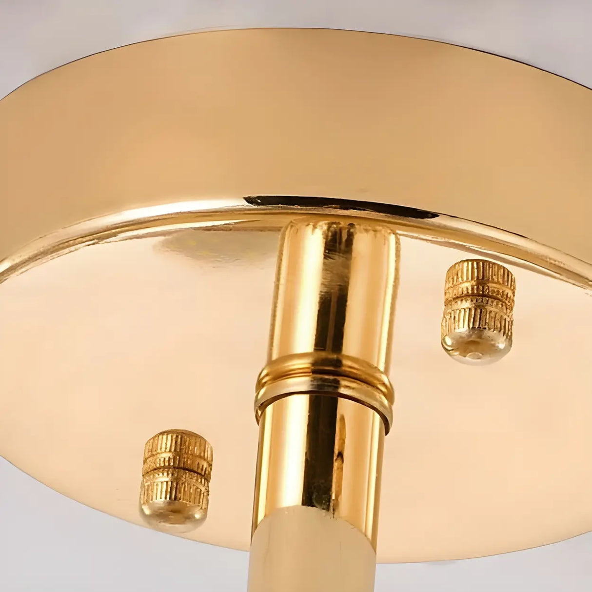 Elegant Blue Flower Crystal Semi-Flush Mount Light Image - 9