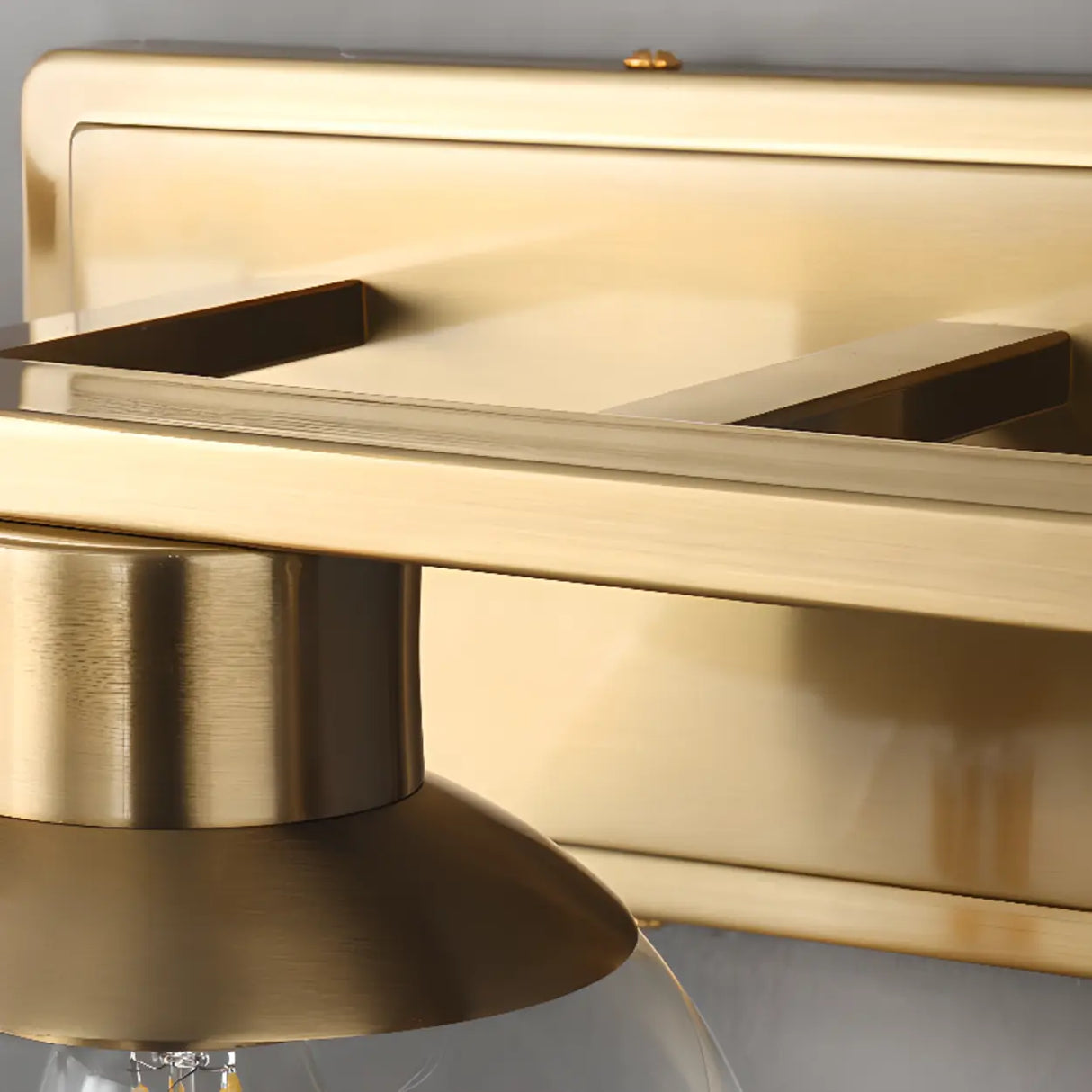 Elegant Brass Globe 4 Light Bathroom Vanity Light Image - 15