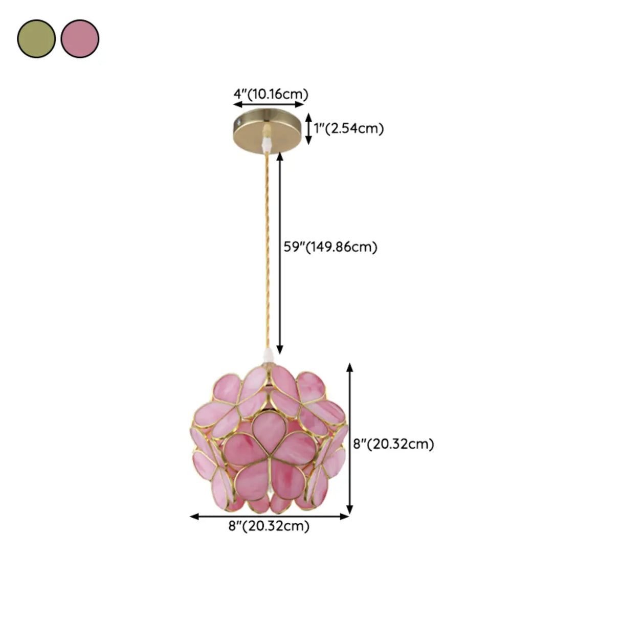 Elegant Dining Room Flower Globe White Glass Pendant Light