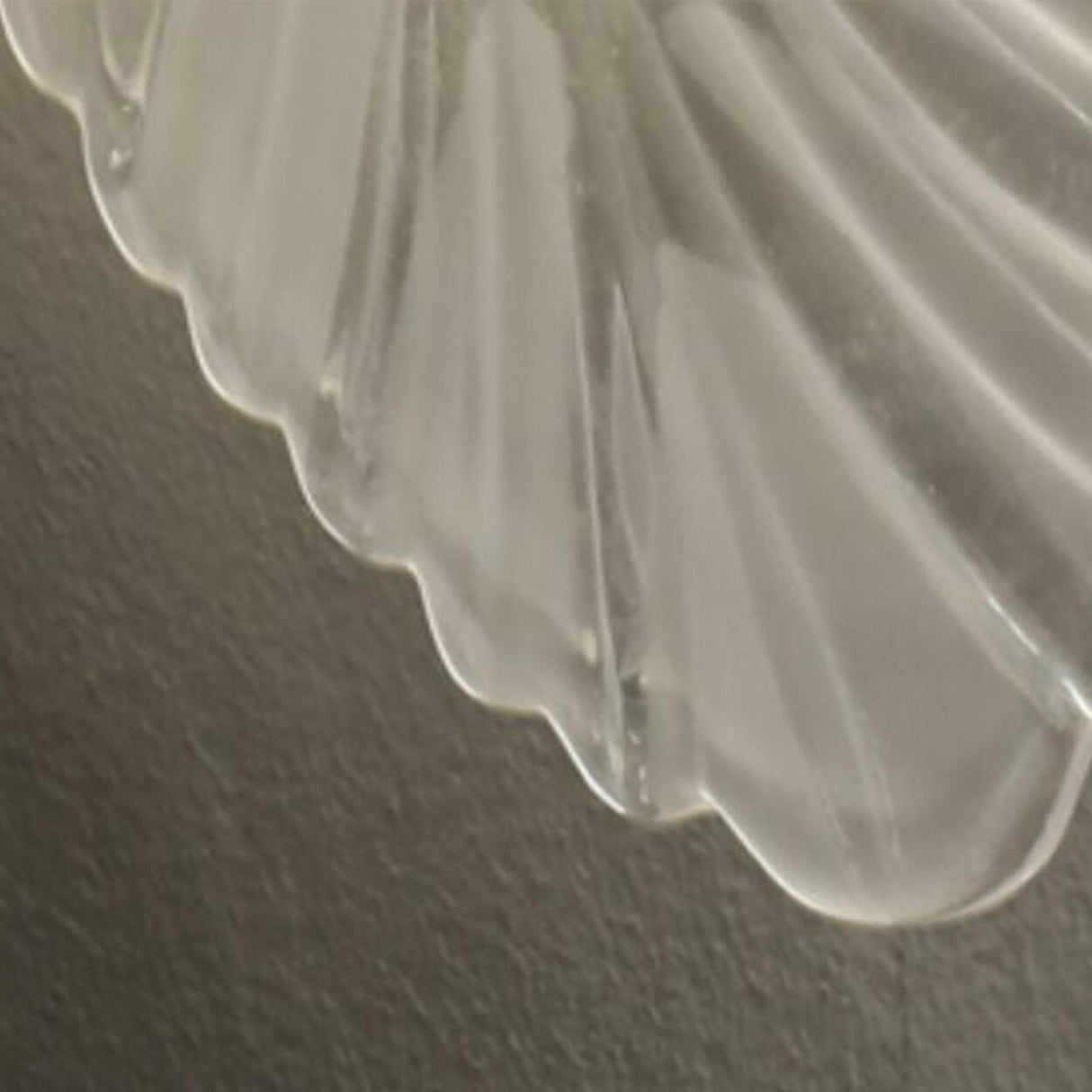 Elegant Feather-Inspired Crystal Wall Sconce Image - 13