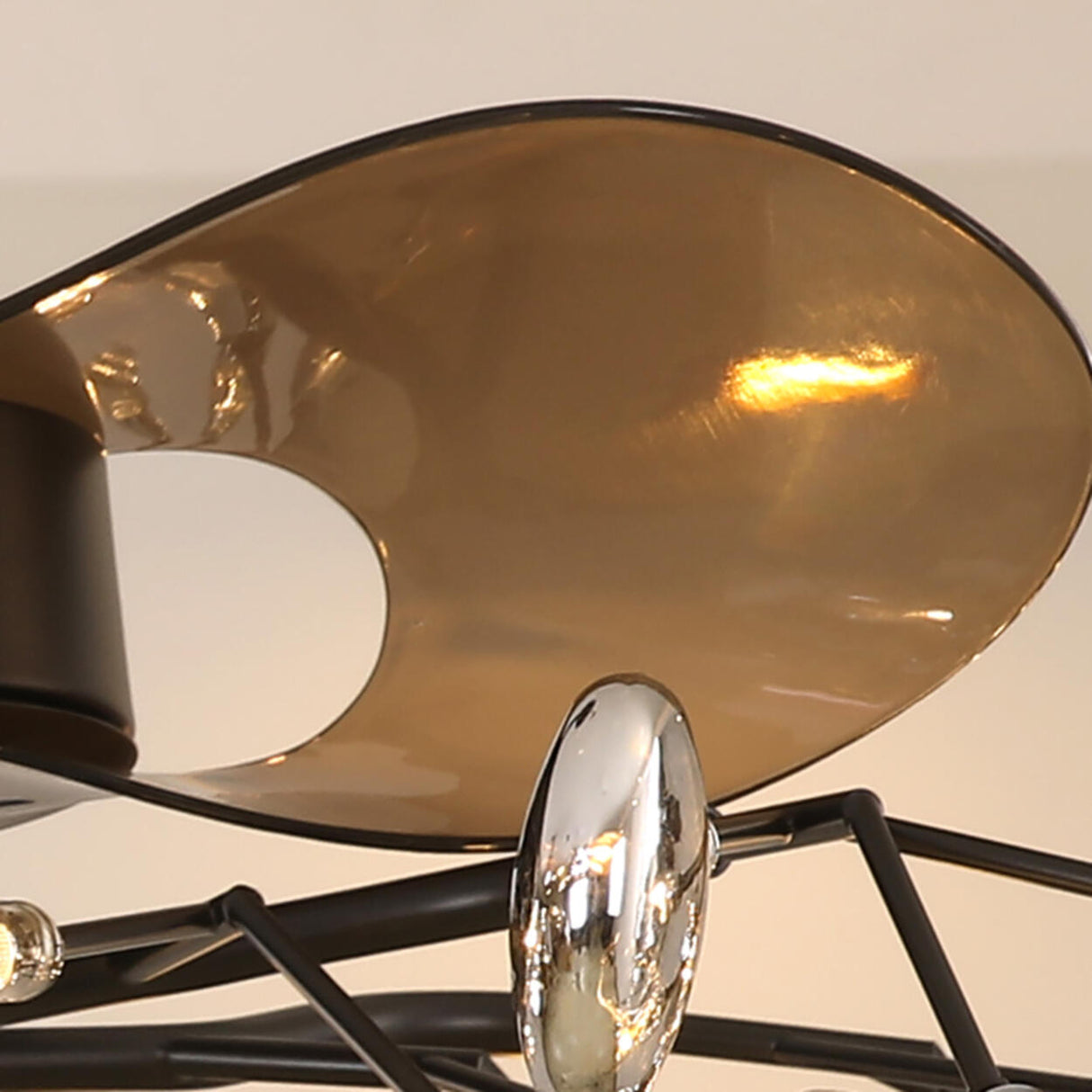 Elegant Firefly Modern Remote Ceiling Fan with Light Image - 10