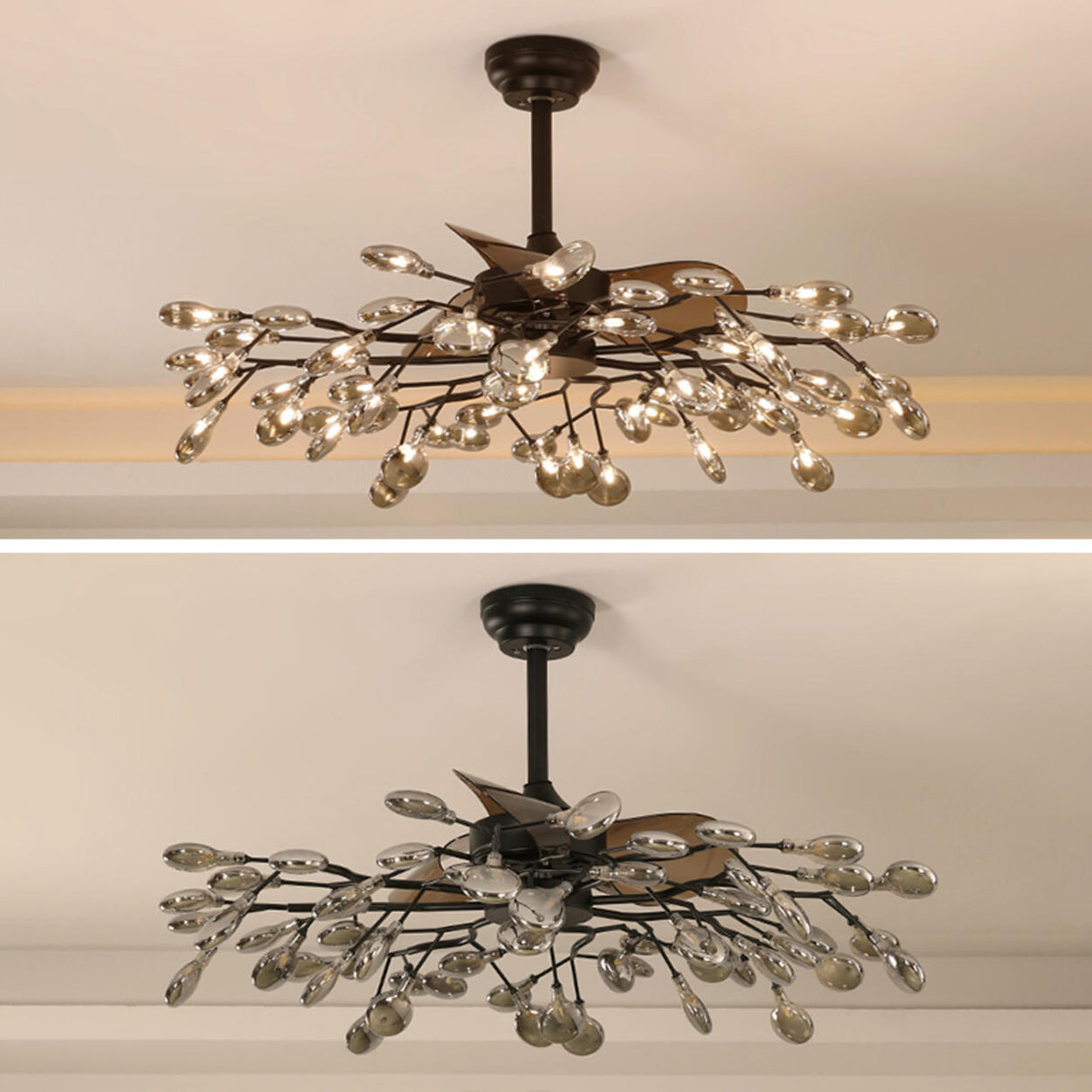 Elegant Firefly Modern Remote Ceiling Fan with Light Image - 6