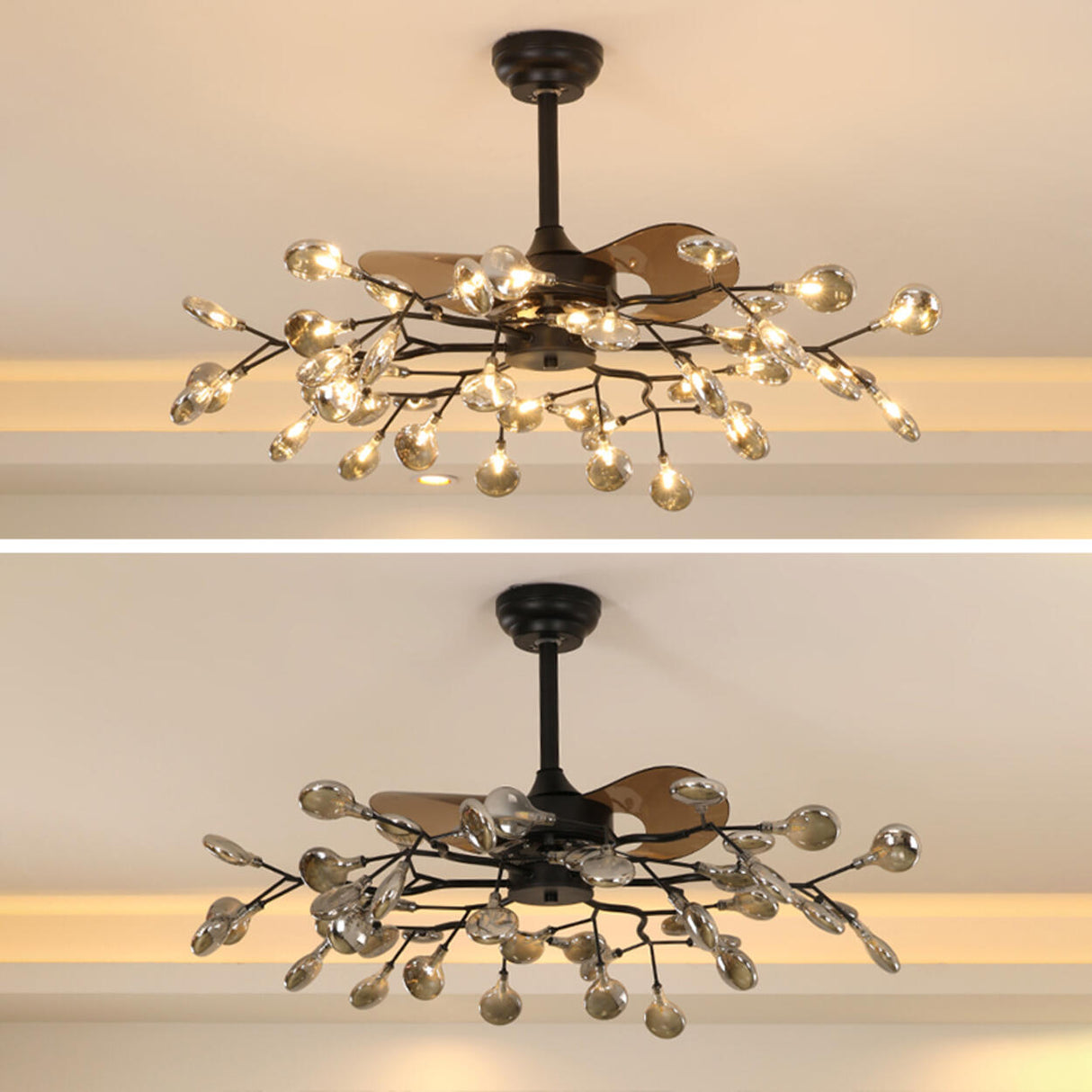 Elegant Firefly Modern Remote Ceiling Fan with Light Image - 7