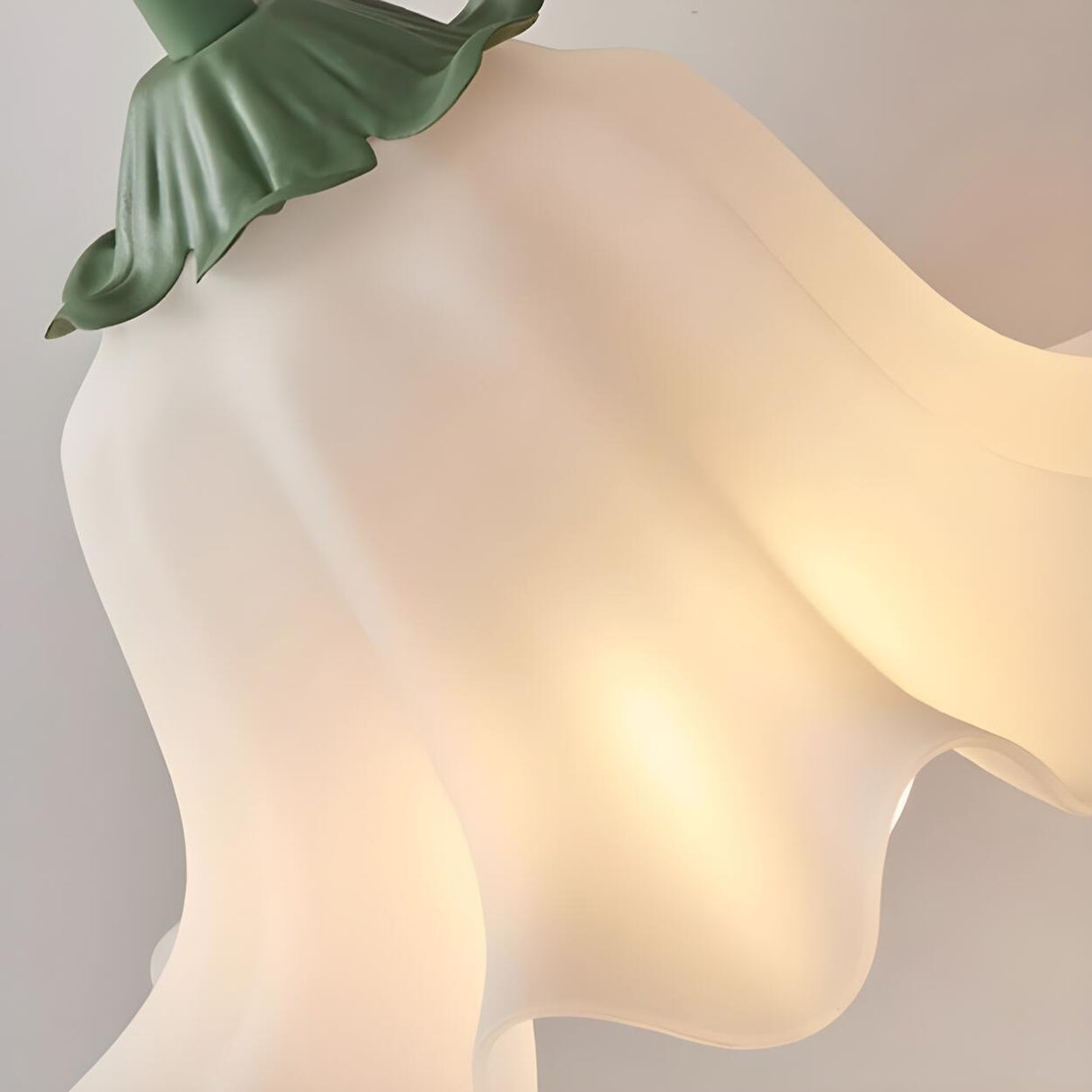 Elegant Floral Organic Ceiling Fan with Multi Lights Image - 10