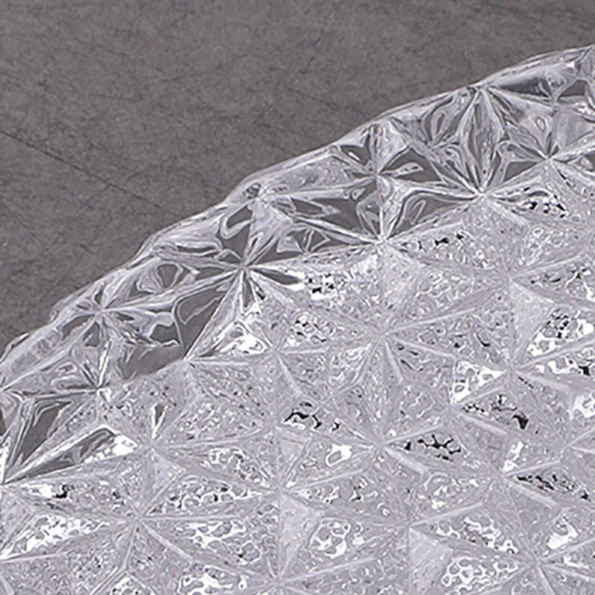 Elegant Glass Circle Flush Mount Ceiling Light Bedroom Image - 12