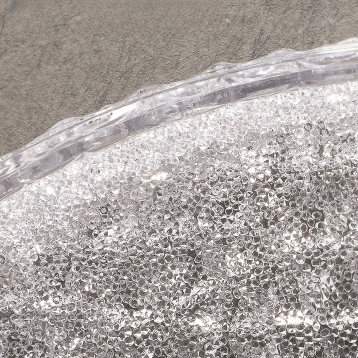 Elegant Glass Circle Flush Mount Ceiling Light Bedroom Image - 8