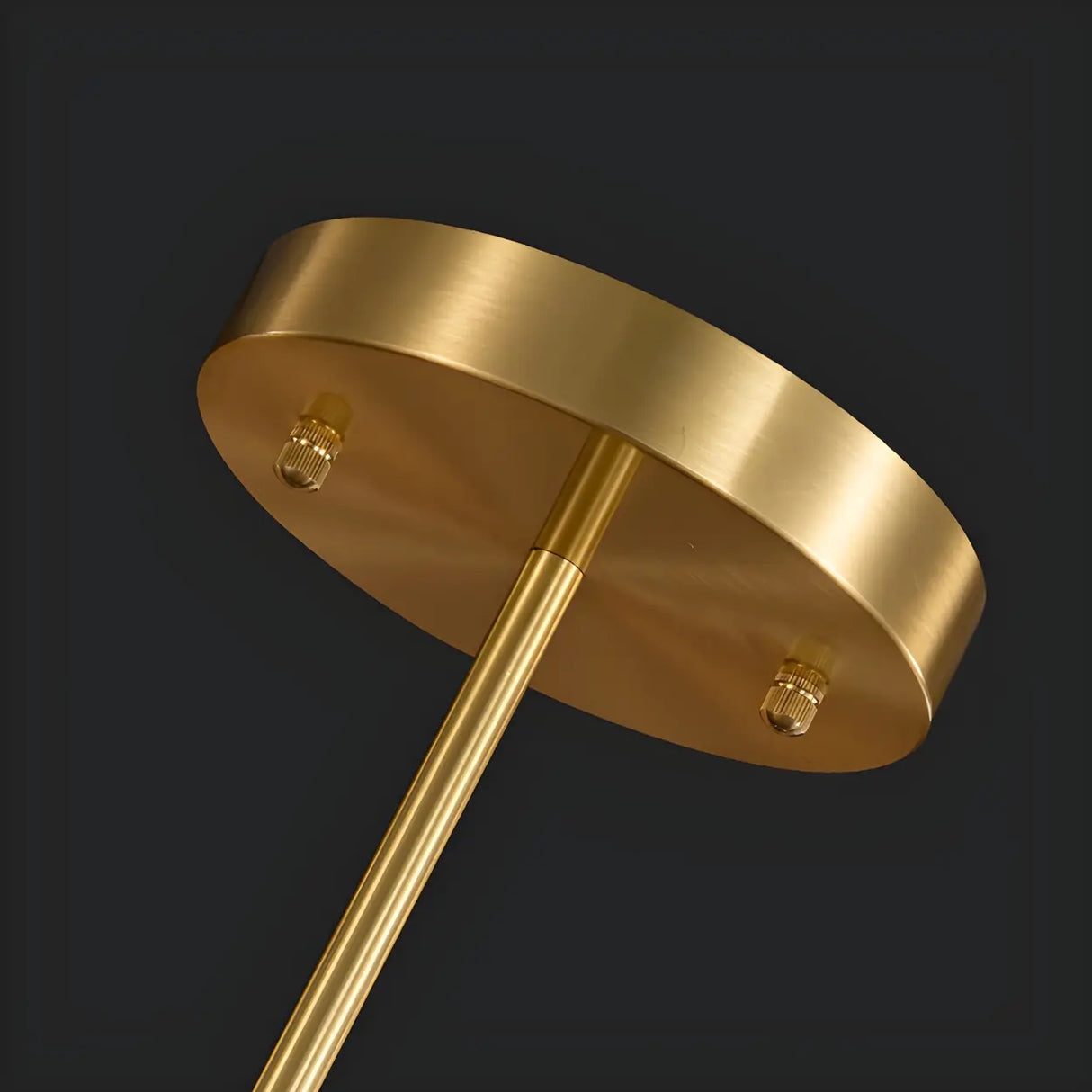 Elegant Gold and Glass Flower Kitchen Island Light Image - 7