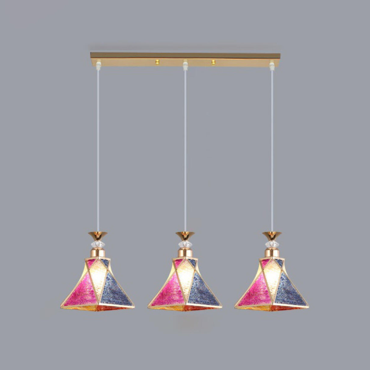 Elegant Gold Cone Kitchen Island Pendant Lights Image - 5