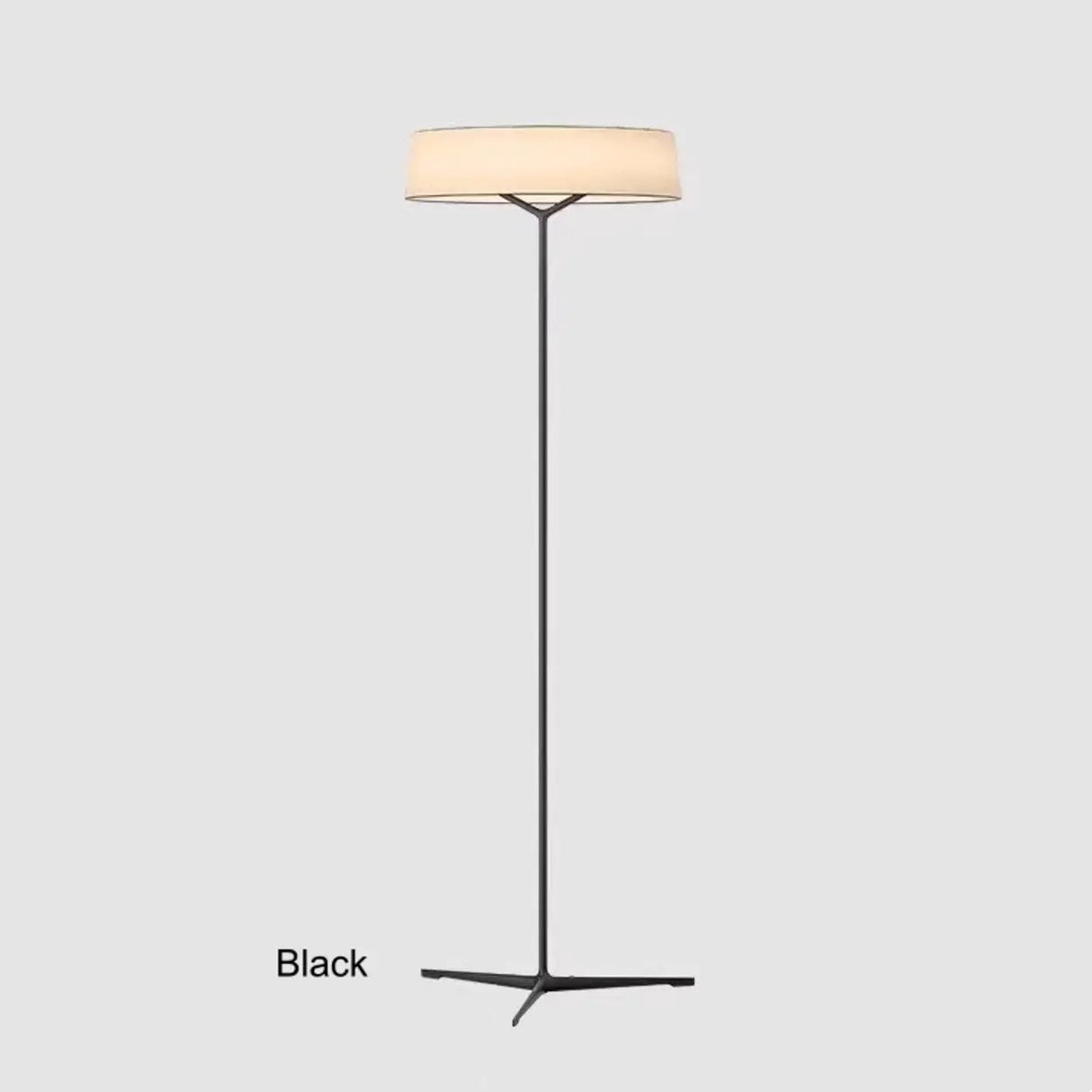 Elegant Minimalist Circular Integrated LED Floor Lamp Image - 5