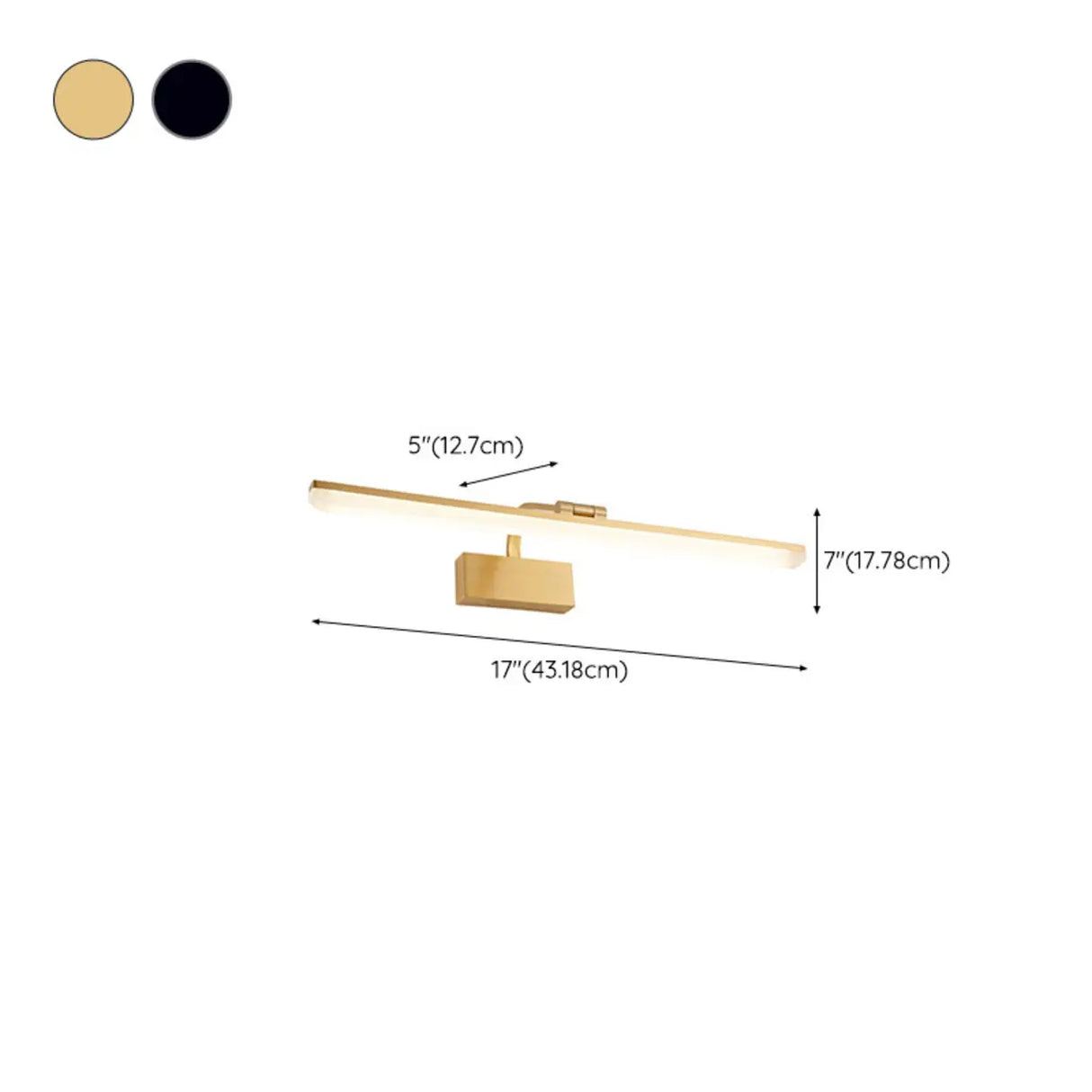 Elegant Modern Geometric LED Vanity Sconce Lights