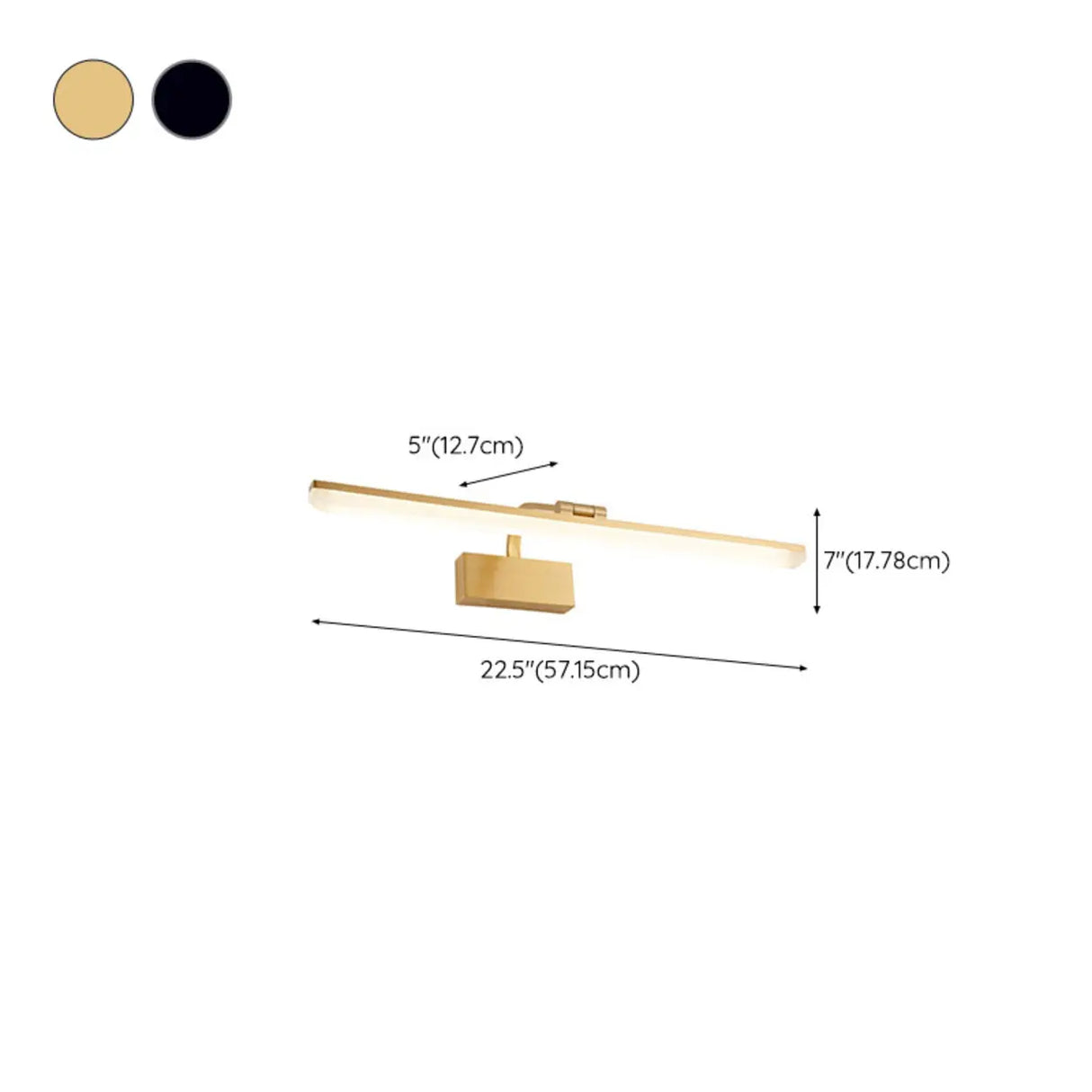 Elegant Modern Geometric LED Vanity Sconce Lights Image - 15