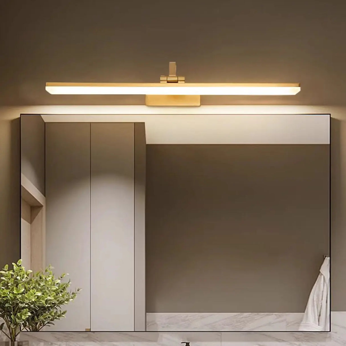 Elegant Modern Geometric LED Vanity Sconce Lights Image - 3