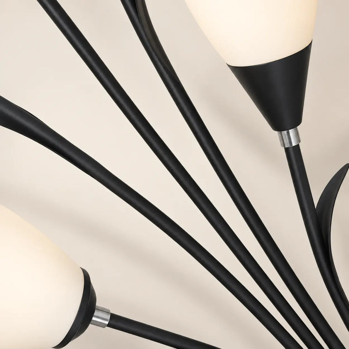 Elegant Tulip-Inspired Multi-Head Metal Floor Lamp