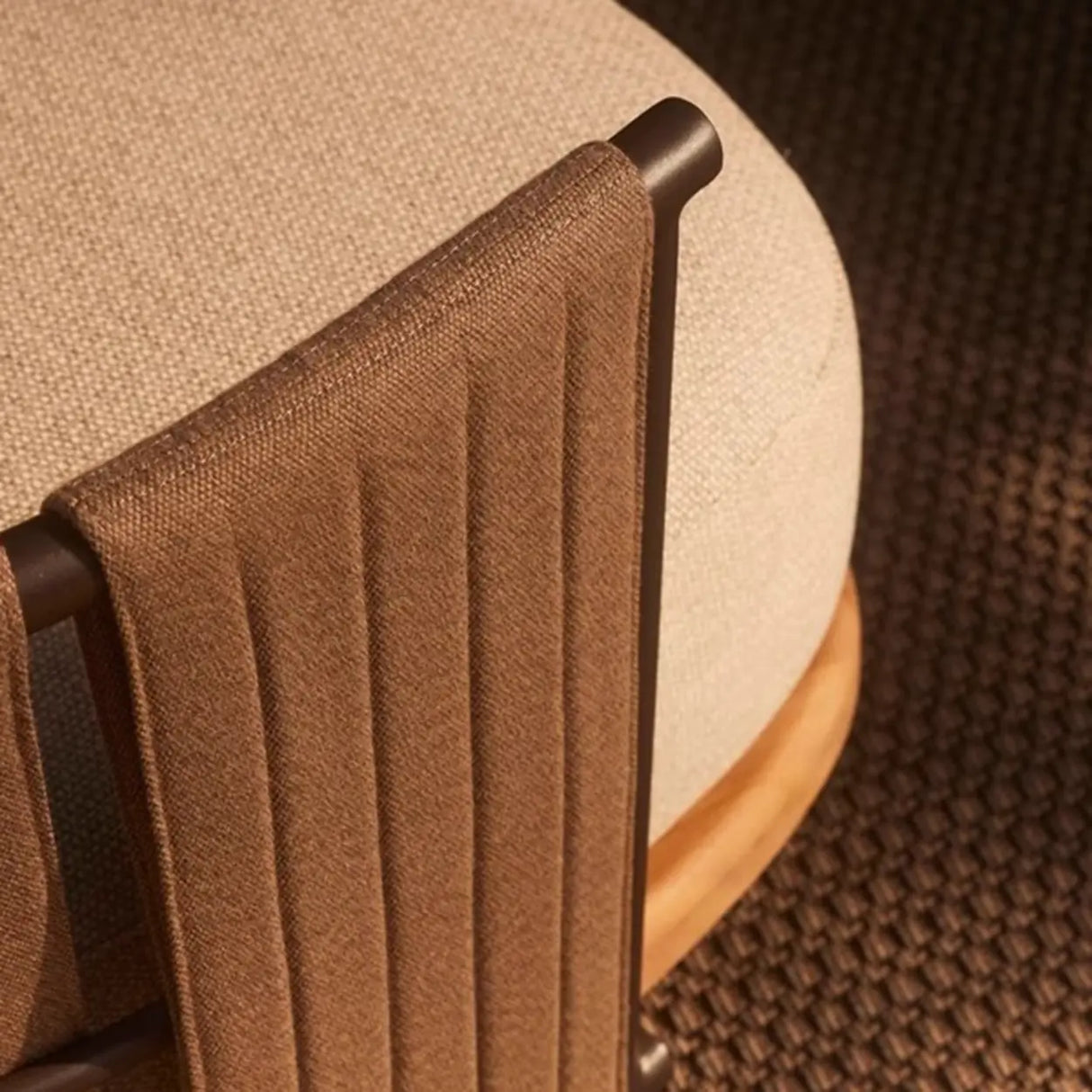 Elegant Waterproof Curved Patio Sofa Set with Cushions Image - 14