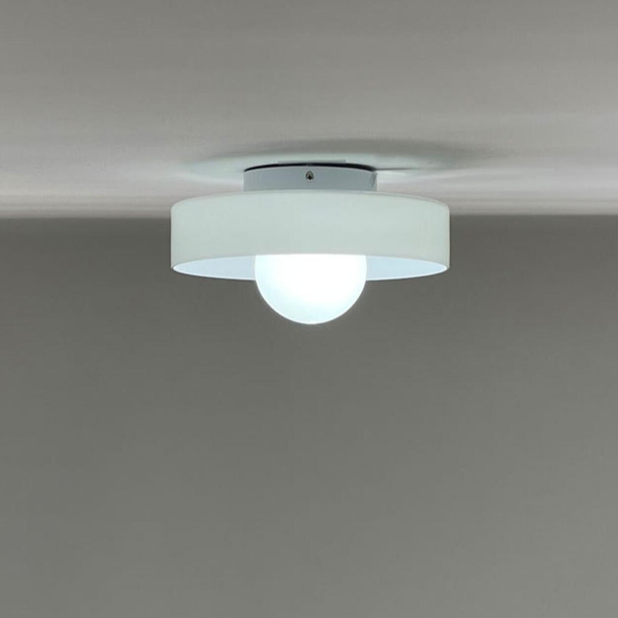 Entrance Mini Green Semi-Flush Mount Fixture 1 Light Image - 11