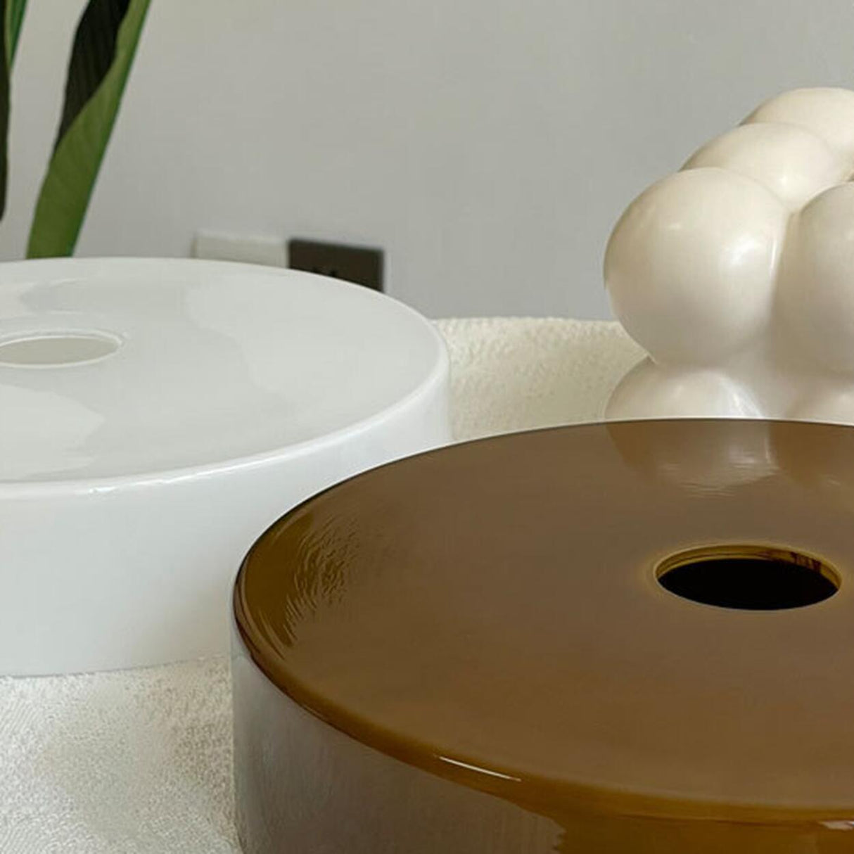 Entrance Mini Green Semi-Flush Mount Fixture 1 Light Image - 15