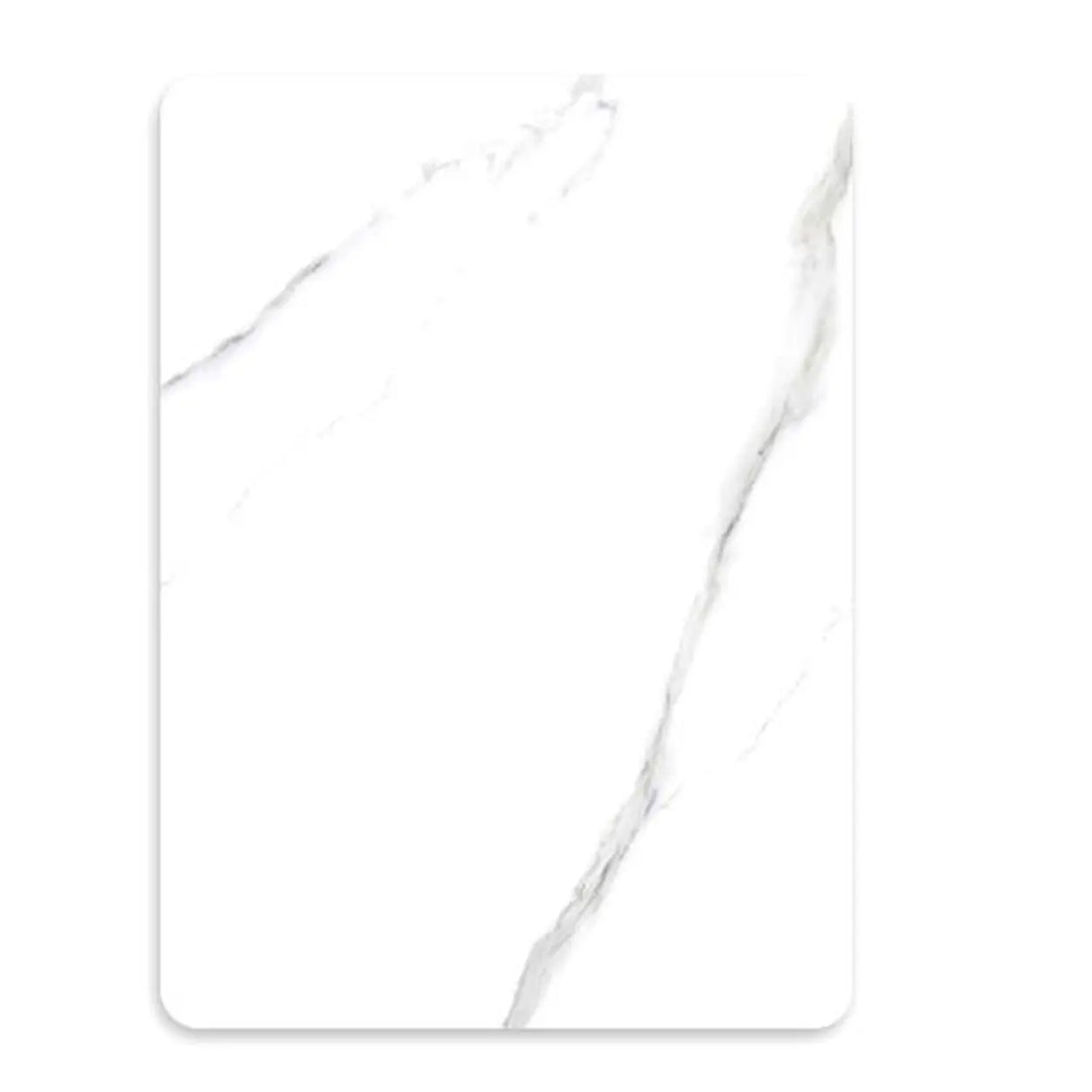 Entry Double Pedestal Acrylic Marble Top Console Table Image - 8