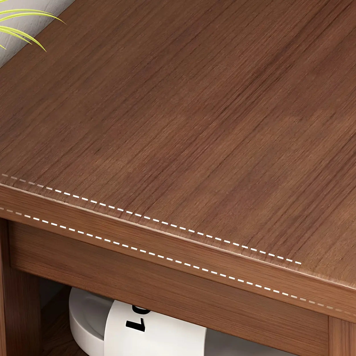 Entryway Adjustable Shelves Wood Brown Shoe Storage Bench Image - 12